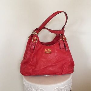 Impeccable Coach Cherry Bag